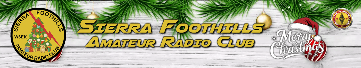 Sierra Foothills ARC (W6EK)