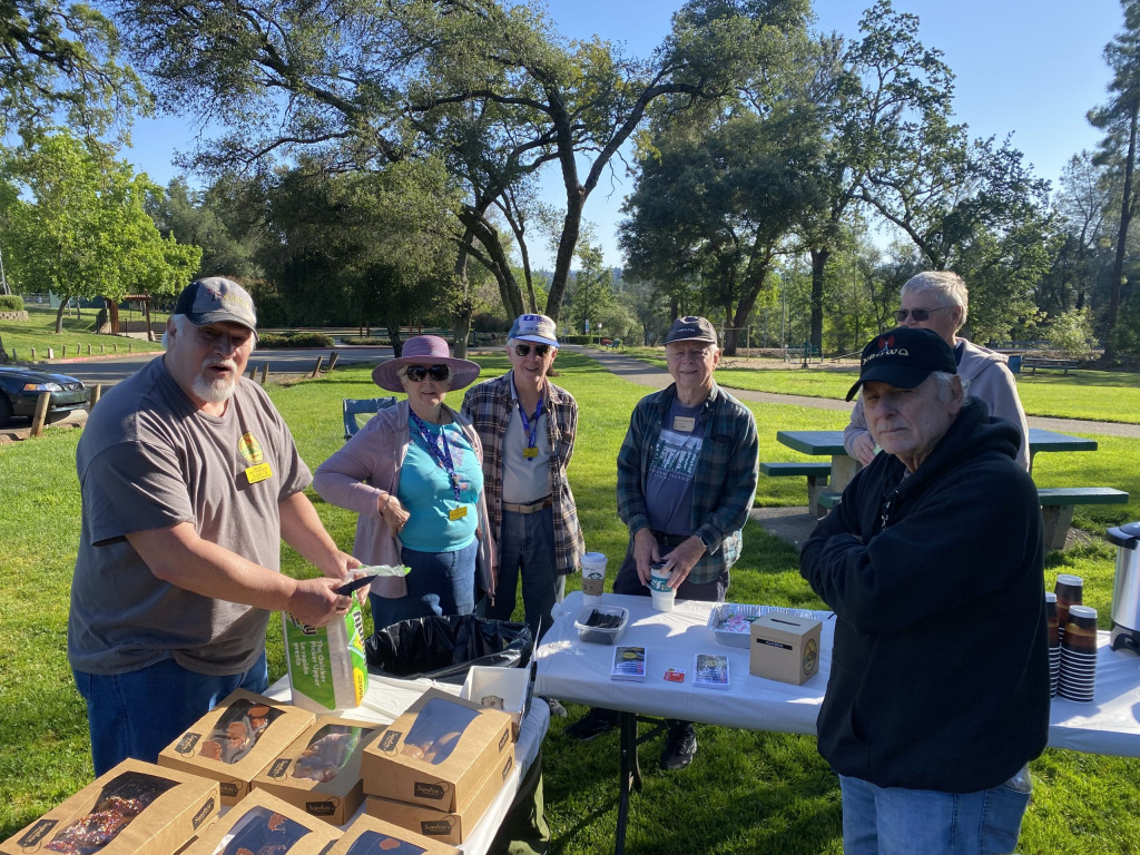 Donuts and Coffee in the park