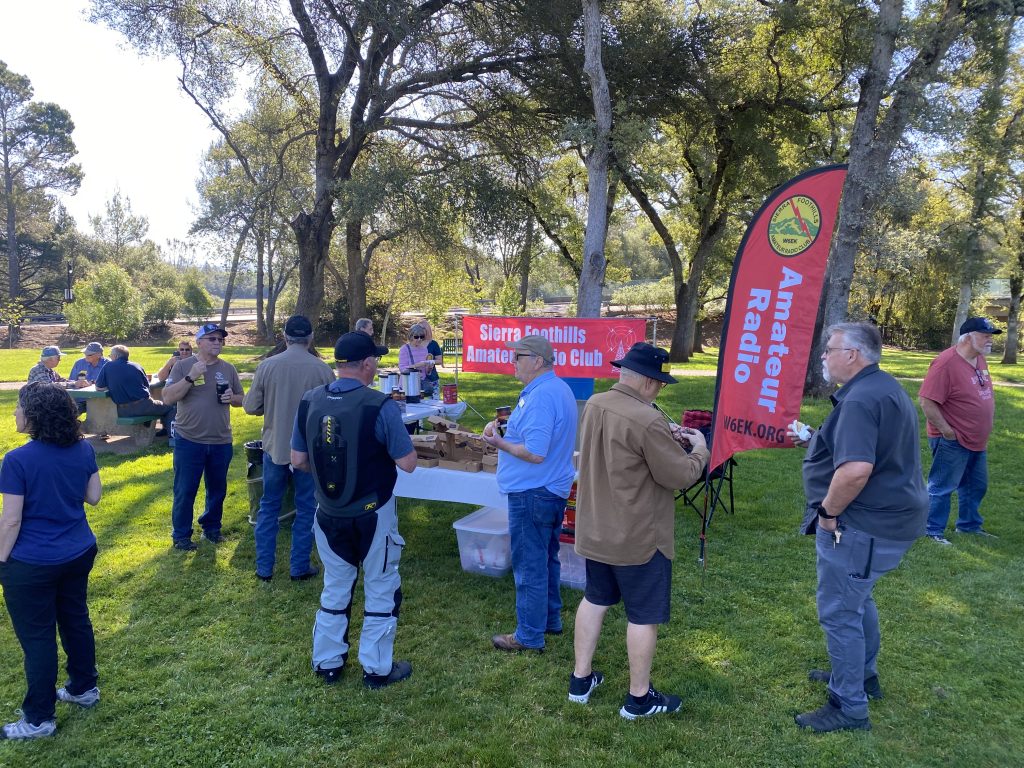 Donuts and Coffee in the park