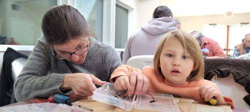 Caught by surprise by the camera at the RDF Build Workshop.