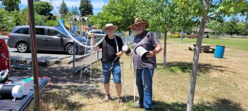 Field Day Antenna Building (May 30, 2024)