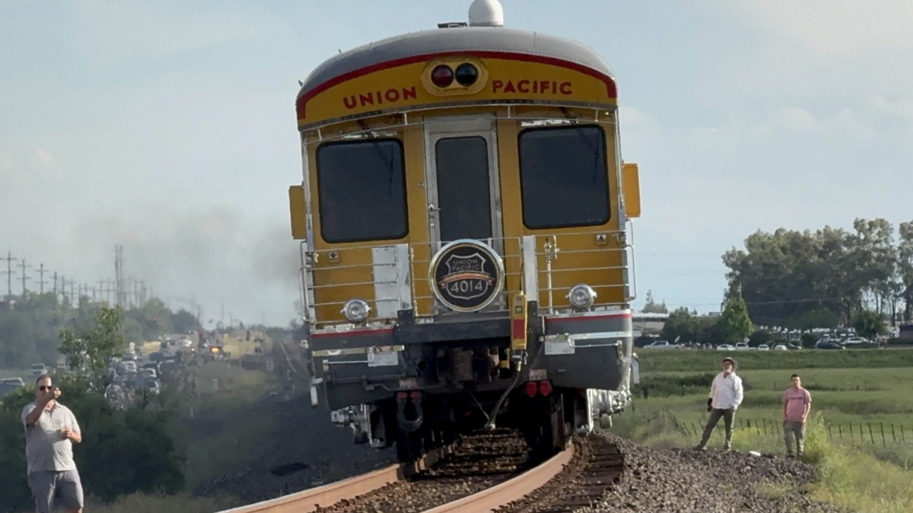 "Big Boy" No. 4014 Rolling Through Placer County