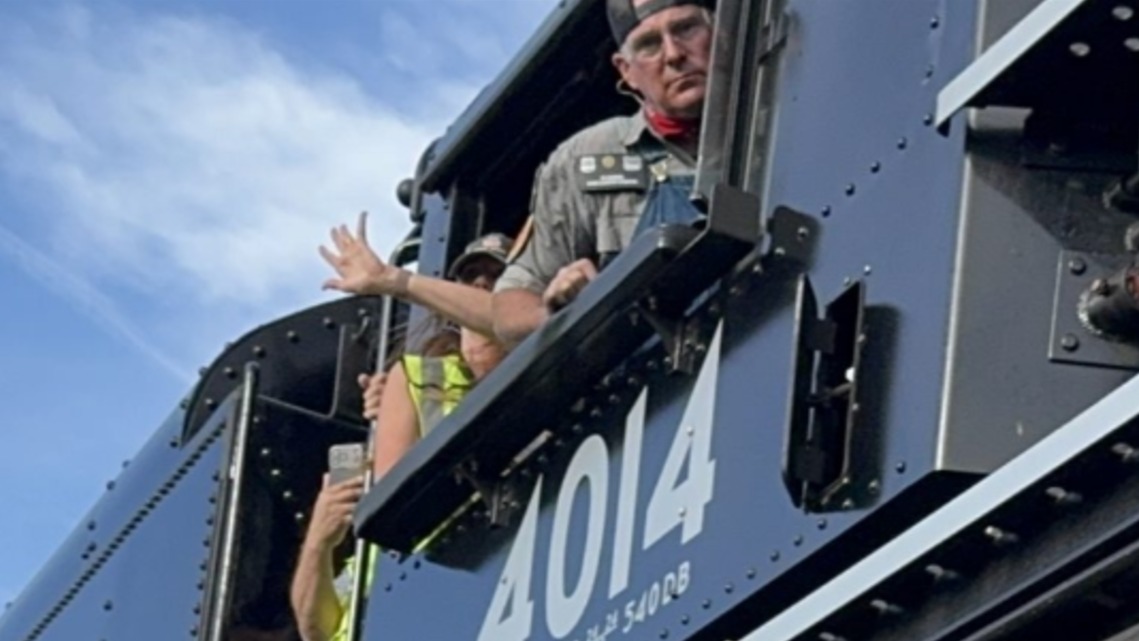 "Big Boy" No. 4014 Rolling Through Placer County